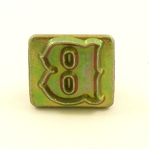 19mm Decorative Letter B Embossing Stamp