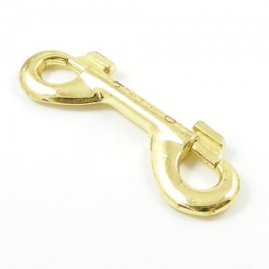 Double Ended Brass Plated Trigger Clip