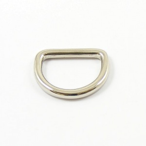 19mm 3/4'' Nickel Silver Shallow  D Ring