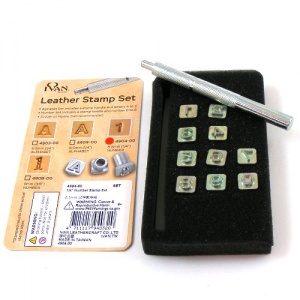 Number Embossing Stamps for Leather 6mm Size