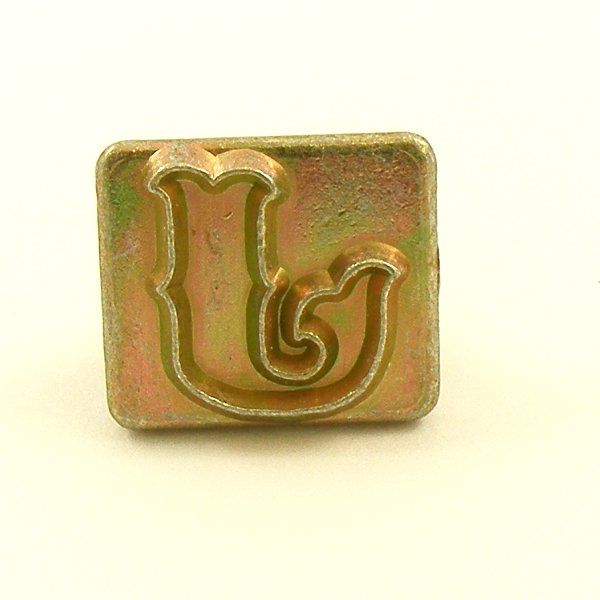 20mm Decorative Letter J Embossing Stamp artisanleather.co.uk