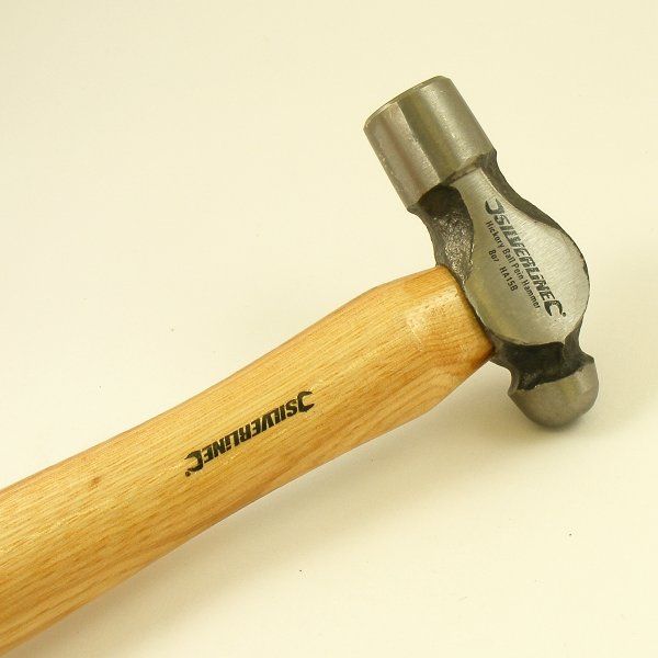 Ball Pein Hammer 8oz Hickory Handle artisanleather.co.uk