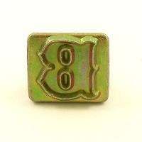 19mm Decorative Letter B Embossing Stamp