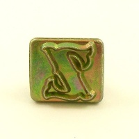 19mm Decorative Letter Z Embossing Stamp