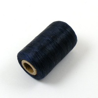 0.6mm Waxed & Braided Polyester Thread Dark Blue 100M