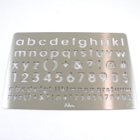Leathercraft Stencil Letters and Numbers