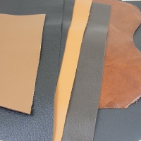 THIN Leather Pieces - Black, Brown & Tan 350g