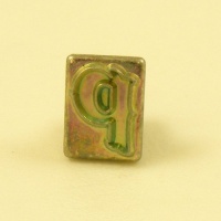 HALF PRICE 12mm Lower Case Letter p Embossing Stamp