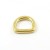 16mm 5/8'' Cast Brass Rounded Heavy D Ring