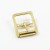 16mm Stamped Whole Roller Buckle - Brass Plate