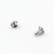 6mm Double Cap Nickel Plated Rivets Pack of 30