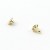 7mm Double Cap Brass Plated Rivets Pack of 30