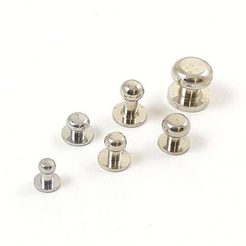 Nickel Plated Sam Browne Studs