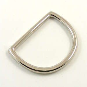 50mm Nickel Silver D Ring