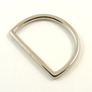 50mm Nickel Silver D Ring
