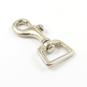 19mm Lightweight Nickel Plated Trigger Clip Square Eye