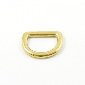16mm 5/8'' Cast Brass Shallow D Ring