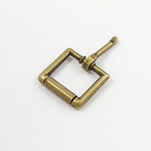 16mm 5/8'' Antique Finish Single Roller Buckle
