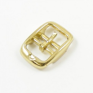 Cavesson Double Bar Buckle Brass Plated 16mm