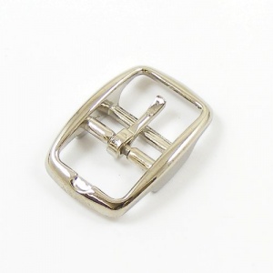Cavesson Double Bar Buckle Nickel Plated 19mm