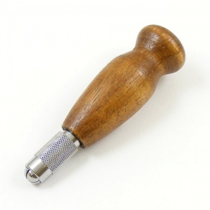 SALE Stitching Awl Handle For Replaceable Blades Steel Ferrule