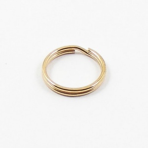 1/3 OFF 12mm Brassed Split Rings x 10