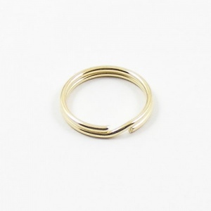 19mm Brassed Split Rings x 10