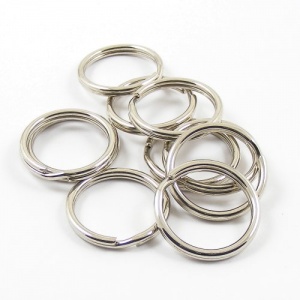HALF PRICE 22mm Nickel Plated Split Rings x 1000 artisanleather
