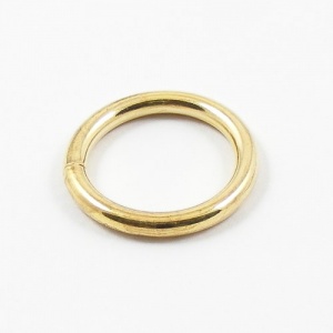 O Ring Brass Plated Steel 19mm 3/4''