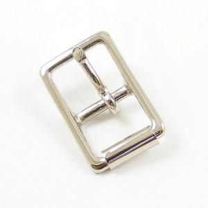 19mm CAST BRASS Nickel Plated Whole Roller Buckle