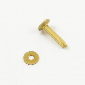 10 Gauge (Small) Ivan Brand Brass Rivets 10pk