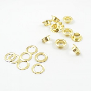 9mm Genuine Brass Eyelets / Grommets For Leather