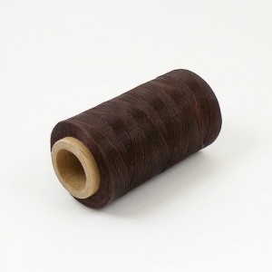 0.4mm  Waxed & Braided Polyester Chestnut Brown 400M