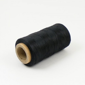 1mm Waxed & Braided Polyester Thread Black 200m