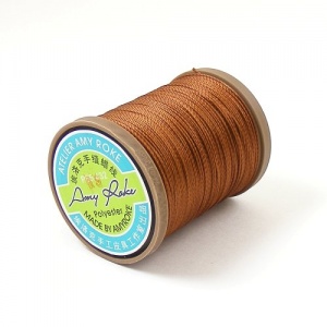0.65mm Amy Roke Polyester Thread Light Brown 09