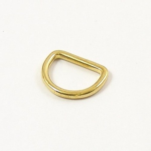 19mm 3/4'' Brass Shallow  D Ring