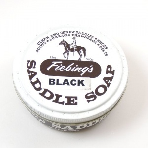 Saddle Soap Large Tin Black