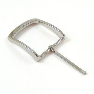 Nickel Plated Midtown Belt Buckle 1 1/2 display picture 1