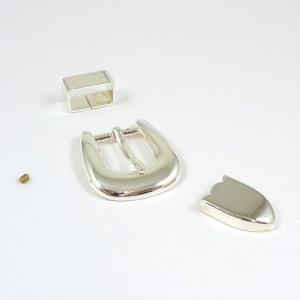 Silver plated belt discount buckle