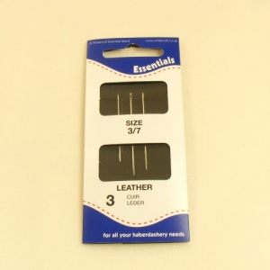 3 Pack of Leather Hand Sewing Needles (Glovers)