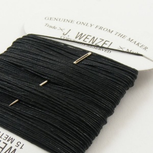 Black Linen Wenzel Carded Thread