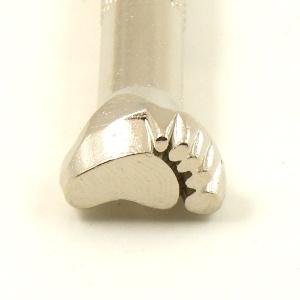 embossing stamp foot leather right artisanleather