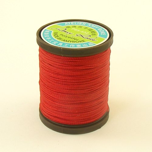 0 65mm Amy Roke Polyester Thread Red 15 Artisanleather Co Uk