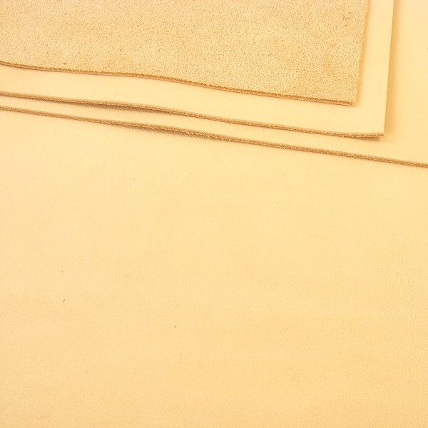 1.2 1.5mm Undyed Veg Tan Leather A4 artisanleather.co.uk