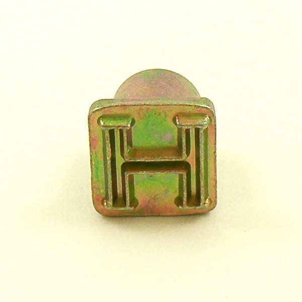 12mm Modern Letter H Embossing Stamp artisanleather.co.uk