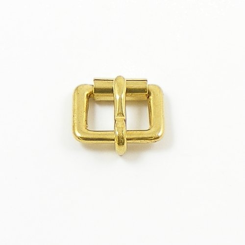 12mm 1/2" Cast Brass Single Roller Buckle artisanleather.co.uk