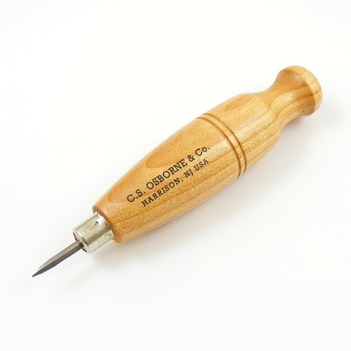 Osborne Sewing Awl with Pre Fitted Blade artisanleather.co.uk