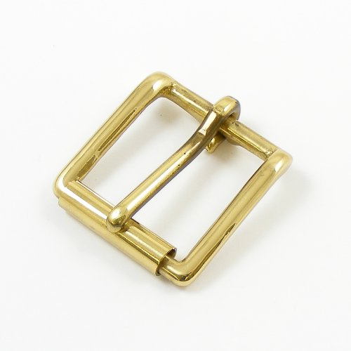 Solid Brass Roller Belt Buckle 1 1/4 32mm 