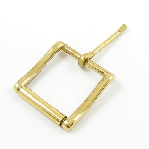 Solid Brass Roller Belt Buckle 1 1/2 38mm artisanleather.co.uk
