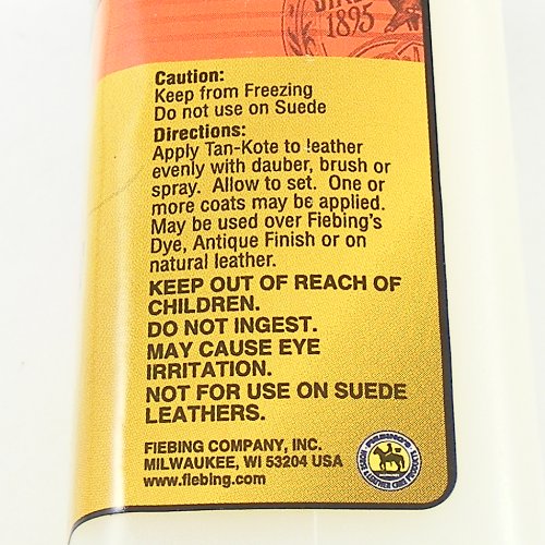 Tan Kote Surface Finish artisanleather.co.uk